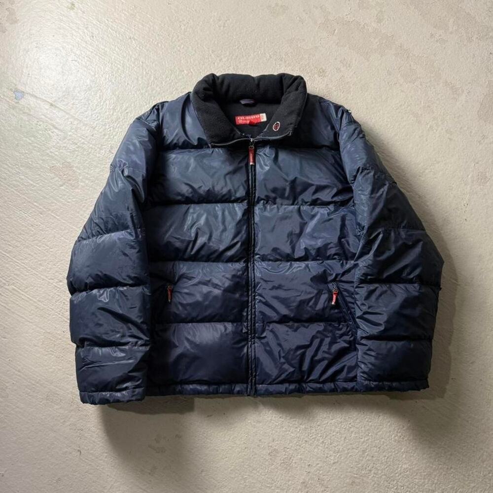 Vintage Guess Navy Puffer Men's XXL Jacket Y2K 2000s Winter